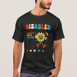 Camiseta Orgulho Deficiente Cadeira de Rodas Digna Girassol