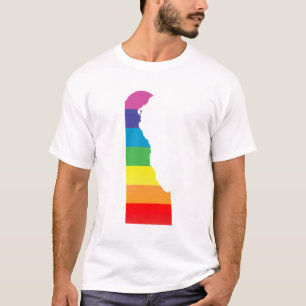 Camiseta orgulho delaware, listrado.