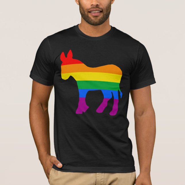 CAMISETA ORGULHO DEMOCRATA LGBTQ (Frente)