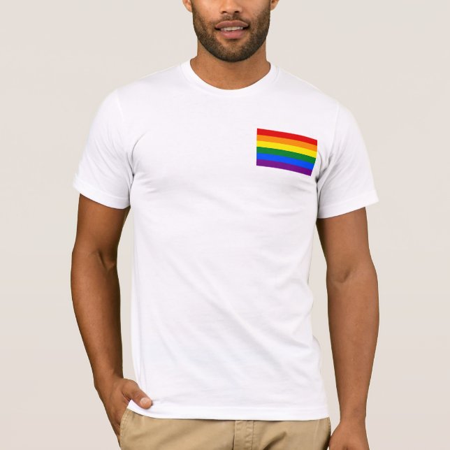 Camiseta Orgulho do Arco-íris (Frente)