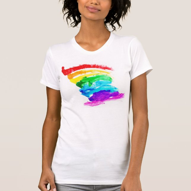 Camiseta Orgulho do arco-íris (Frente)
