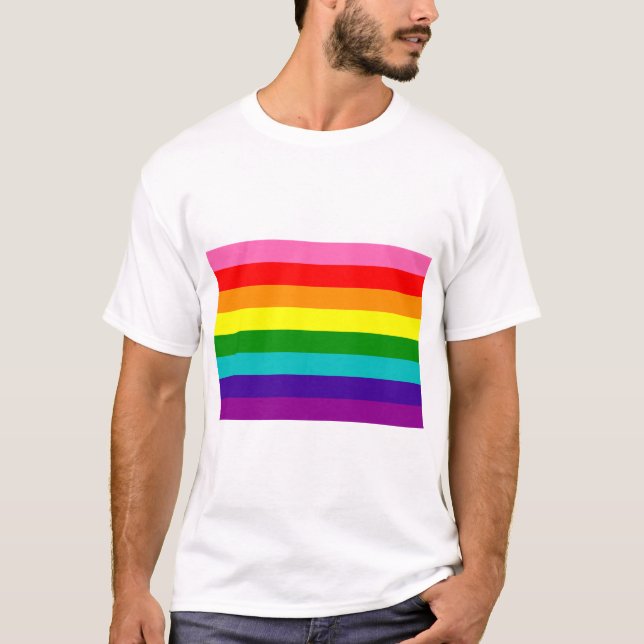 Camiseta Orgulho do Arco-Íris 8 Retroativo (Frente)
