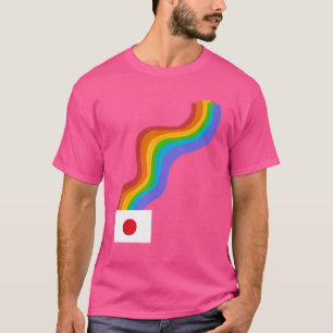 Camiseta Orgulho do Arco-Íris ROYGBIV no Japão Rai