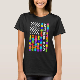 Camiseta Orgulho do Autismo Conscientização do Autismo Pai