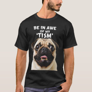 Camiseta Orgulho do Autismo Divertido Amantes de Cães Autis