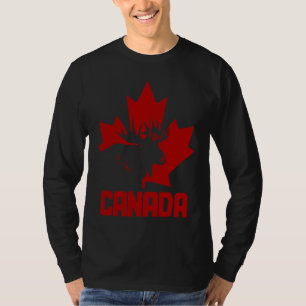 Camiseta Orgulho do Canadá Maple Leaf Vintage Canadense Fla
