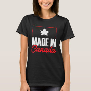 Camiseta Orgulho do Canadá no Mapeamento do Dia do Canadá