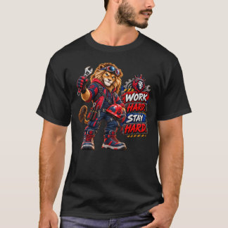 Camiseta Orgulho do Colarinho Azul Trabalhe Duro Permaneça