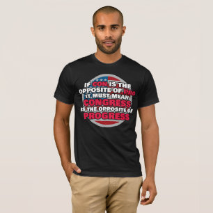 Camiseta Orgulho do Congresso Libertário é Oposto ao Progre