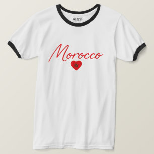 Camiseta Orgulho do Coração de Marrocos