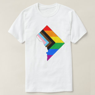 Camiseta Orgulho do Distrito de Columbia Orgulho LGBTQ