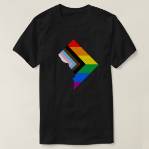 Camiseta Orgulho do Distrito de Columbia Orgulho LGBTQ