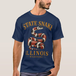 Camiseta Orgulho do Estado Cobra Leite de Illinois
