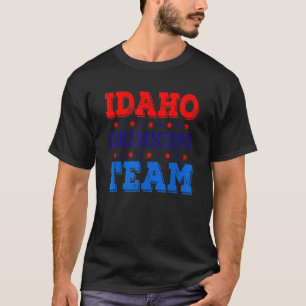 Camiseta Orgulho do Estado da Equipe de Bebida de Idaho Cer