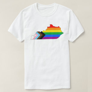 Camiseta Orgulho do Estado de Kentucky LGBTQ Progress Pride