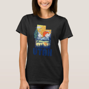 Camiseta Orgulho do Estado de Utah Natureza e Exteriores Mo