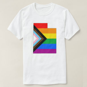 Camiseta Orgulho do Estado de Utah Progresso LGBTQ Orgulho