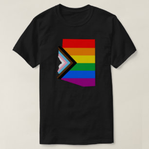 Camiseta Orgulho do Estado do Arizona LGBTQ Progresso Orgul