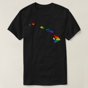 Camiseta Orgulho do Estado do Havaí LGBTQ Progress Pride