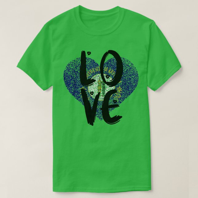 Camiseta Orgulho do Estado do Pavilhão do Kentucky (Frente do Design)