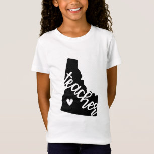 Camiseta Orgulho do Estado do Professor de Idaho Para Educa