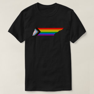 Camiseta Orgulho do Estado do Tennessee LGBTQ Progresso Org