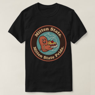 Camiseta Orgulho do Estado Meião_ Arte Vintage de Michigan