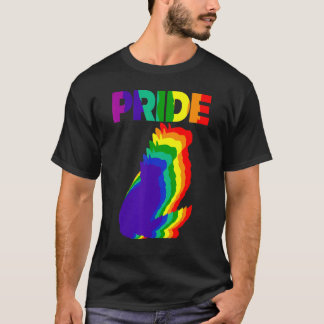 Camiseta Orgulho do Gato Arco-íris de Cor Gato Gatito 4
