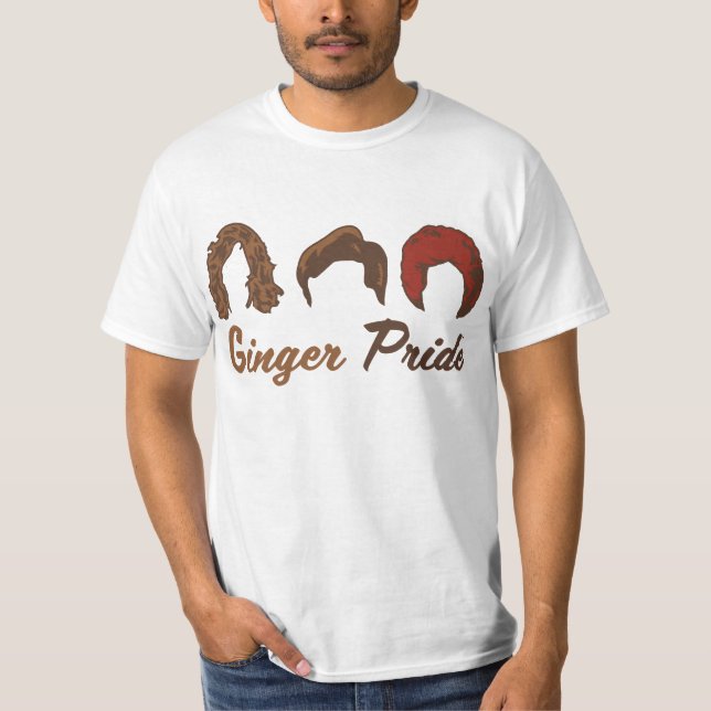 Camiseta ORGULHO do gengibre (Frente)