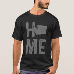 Camiseta Orgulho do Mapa do Estado de Washington