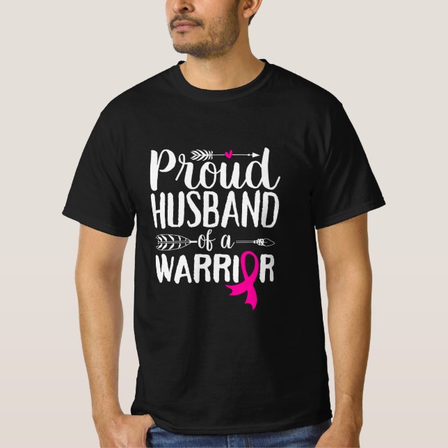 Camiseta Orgulho do Marido de um Guerreiro (Frente)