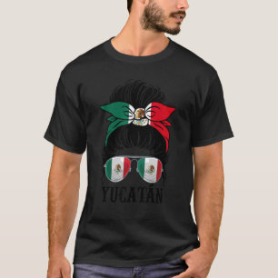 Camiseta Orgulho do México Yucatan Bandeira Mexicana do Est
