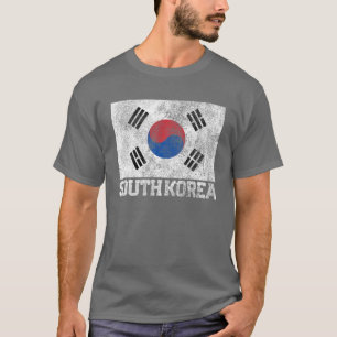 Camiseta Orgulho do Orgulho de Bandeira da Coreia do Sul Ro