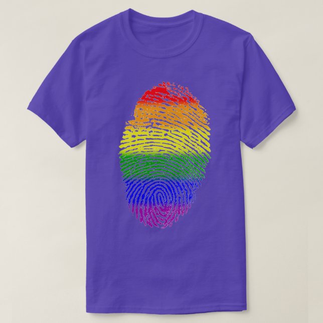 Camiseta orgulho do orgulho lgbt triblend (Frente do Design)