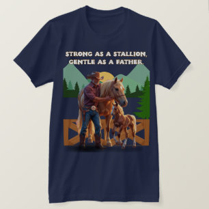 Camiseta Orgulho do Pai - Edição Equestre do Dia do Pai