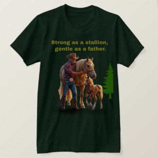 Camiseta Orgulho do Pai - Edição Equestre do Dia do Pai