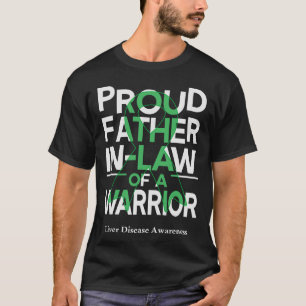 Camiseta Orgulho do Pai na Lei do Guerreiro Câncer de figad