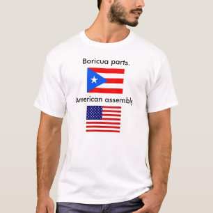 Camiseta Orgulho do porto-riquenho das senhoras
