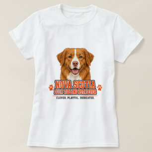 Camiseta 🐾 Orgulho do Retriever de Água de Nova Escócia 🐾