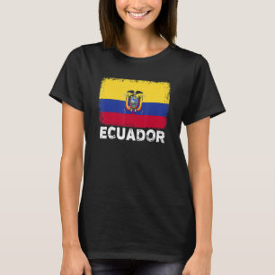 Camiseta Orgulho do Sinalizador do Equador Suporta Pessoas