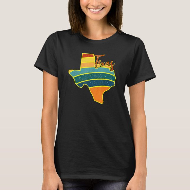 Camiseta Orgulho do Texas Sunset I Love Texas (Frente)