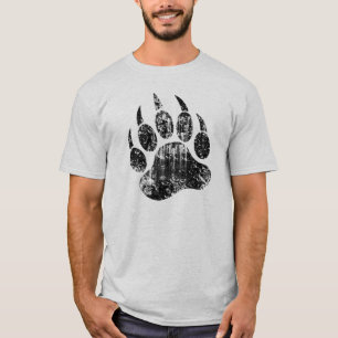 Camiseta Orgulho do Urso Gay angustiado Pata de Urso QUENTE
