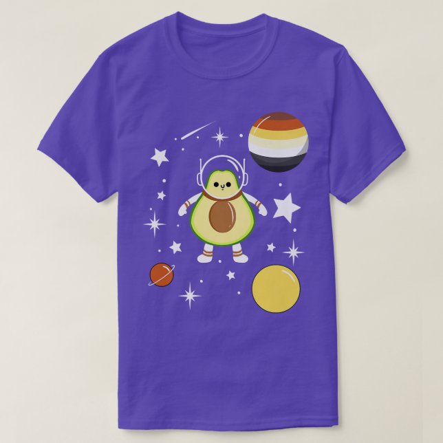 Camiseta Orgulho do Urso Gay do Avocado (Frente do Design)