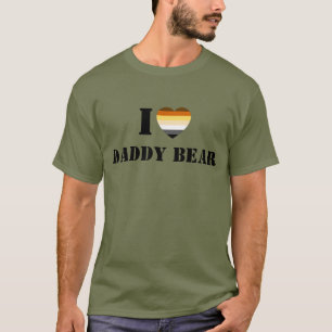 CAMISETA ORGULHO DO URSO GAY EU AMO O PAPAI URSO