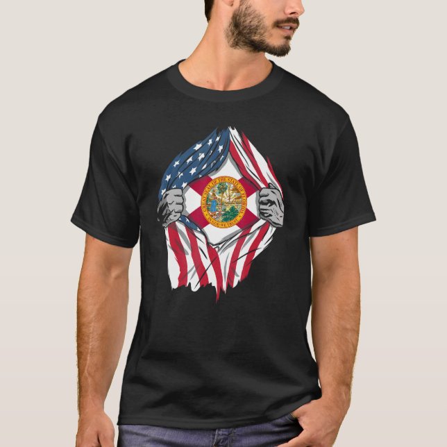 Camiseta Orgulho dos Estados Unidos País de Origem Patrióti (Frente)