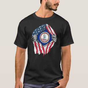 Camiseta Orgulho dos Estados Unidos País de Origem Patrióti