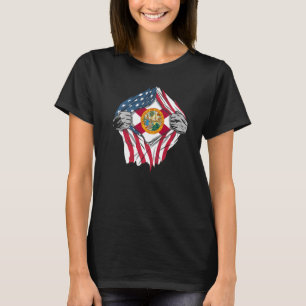 Camiseta Orgulho dos Estados Unidos País de Origem Patrióti
