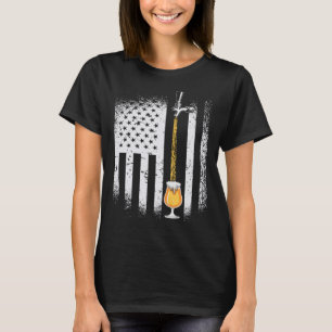 Camiseta orgulho dos EUA cidadão artesanato cerveja pai cer