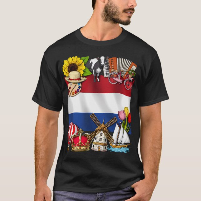 Camiseta Orgulho dos Países Baixos (Frente)