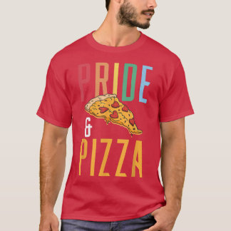 Camiseta Orgulho e Pizza - LGBT Orgulho gay Arco-íris LGBTQ